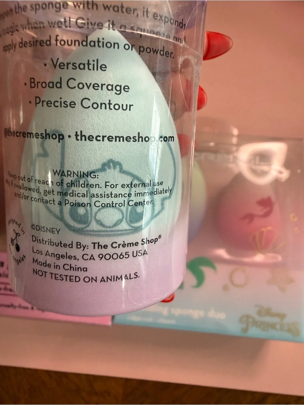 3/$25 The Crème Shop x Disney Stitch Pro Makeup Sponge - Special Edition NIB